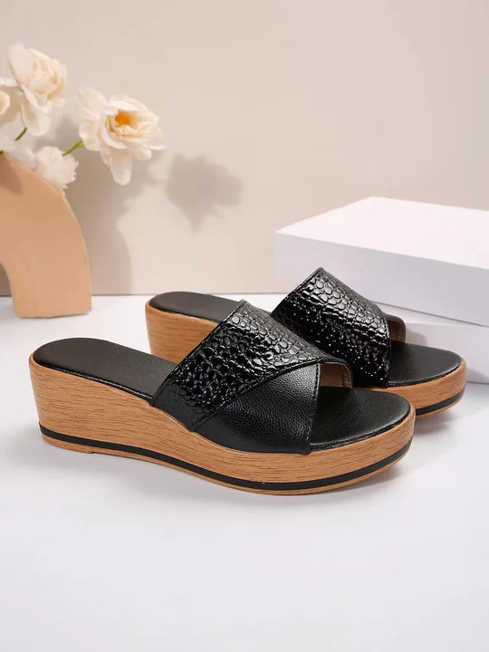 Dames Comfortabele Orthopedische Sandalen op Sleehak