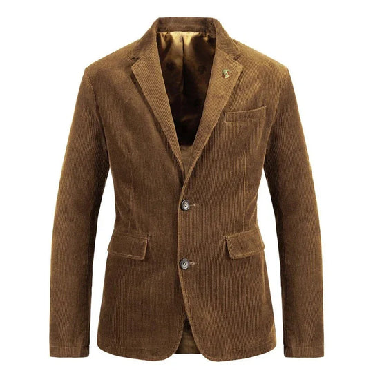 Austin | Cord-Blazer voor Heren – Klassieke Elegantie in Bruin