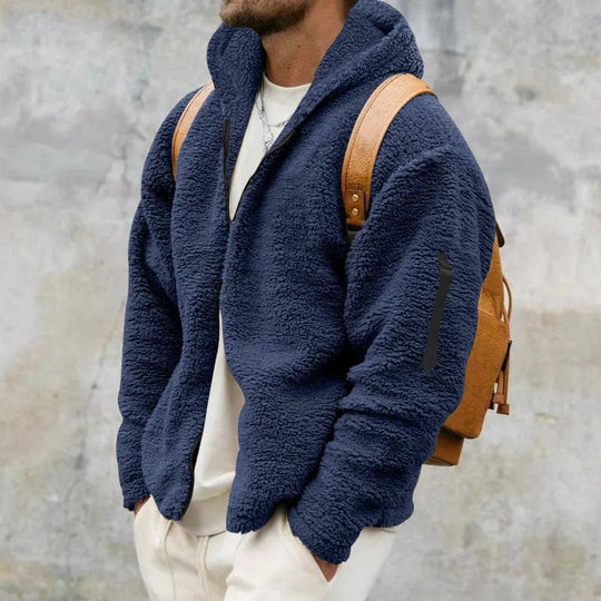 Gevoerde Hoodie met Rits en Zak op de Mouw voor Volwassenen | Ideaal voor de Winter