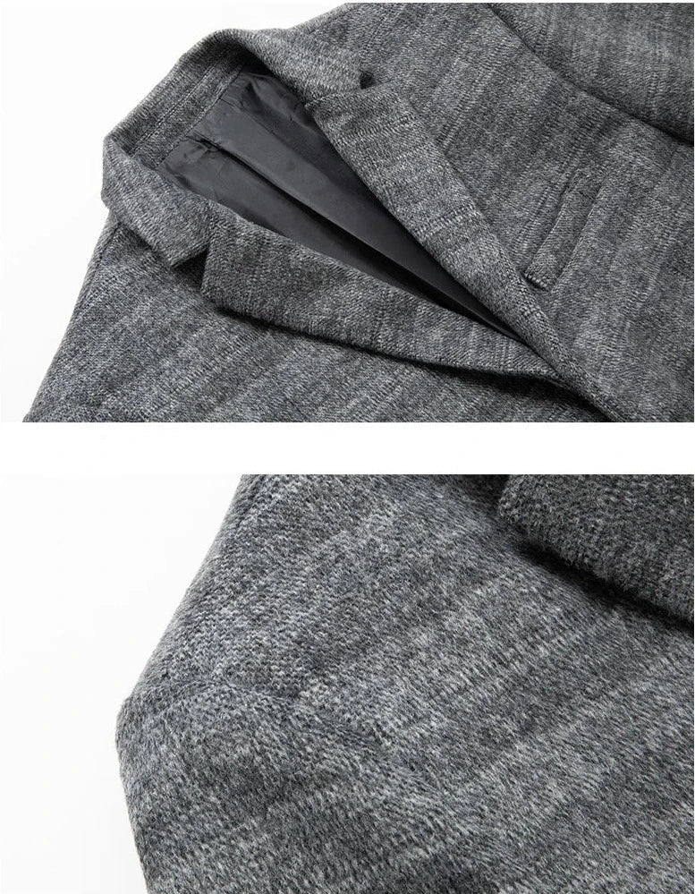 Ryan | Elegante Herenblazer in Grijs en Khaki – Stijlvol en Veelzijdig