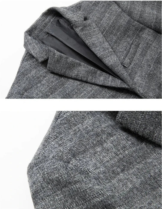 Ryan | Elegante Herenblazer in Grijs en Khaki – Stijlvol en Veelzijdig
