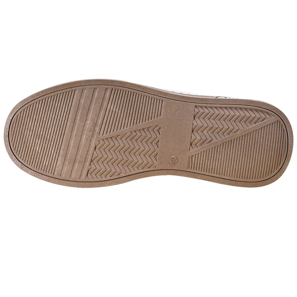 Heren Platform Skate Sneakers met Contrastzool en Vetersluiting