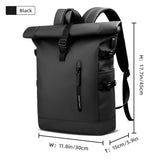 HK Waterdichte Reistas met USB – Uitbreidbare Rugzak – 15.6 inch Laptop Rugtas voor Reizen, Fietsen en Outdoor