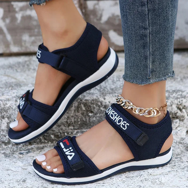 Modieuze sportieve sandalen voor dames met verstelbare banden