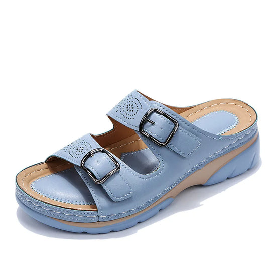 Dames orthopedische slippers met verstelbare banden