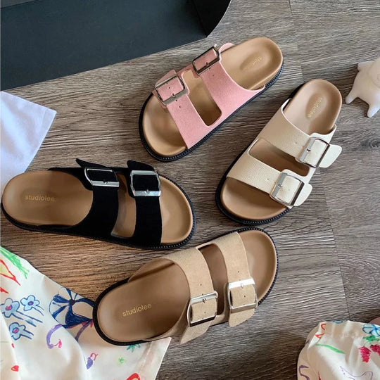 Dames orthopedische sandalen met verstelbare bandjes