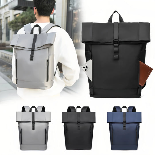 Unisex 16 inch Laptop Rugzak – Uitbreidbare Duffel Rugtas met Ademend Rugpaneel – Schooltas, Werktas en Reistas.