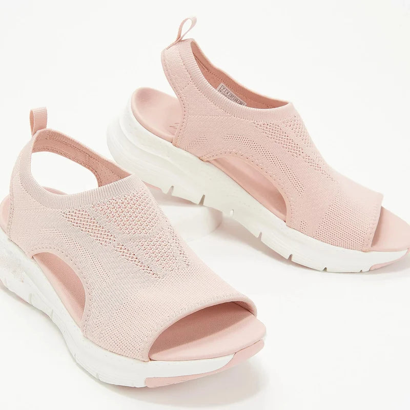 Sportieve orthopedische sandalen voor dames van ademend materiaal
