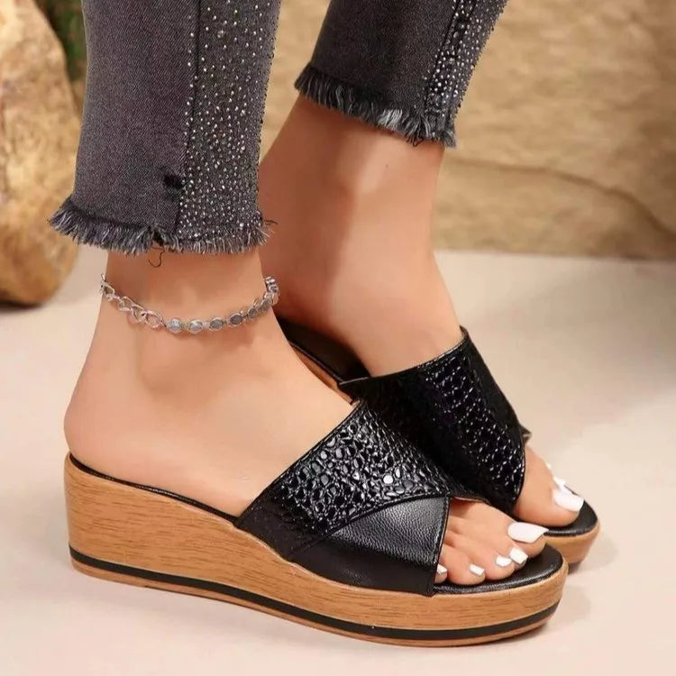 Dames Comfortabele Orthopedische Sandalen op Sleehak