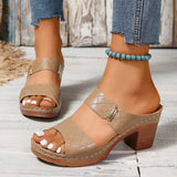 Dames Sandalen met Hakken en Open Neus