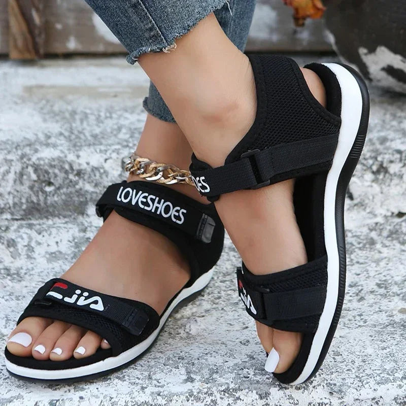 Modieuze sportieve sandalen voor dames met verstelbare banden