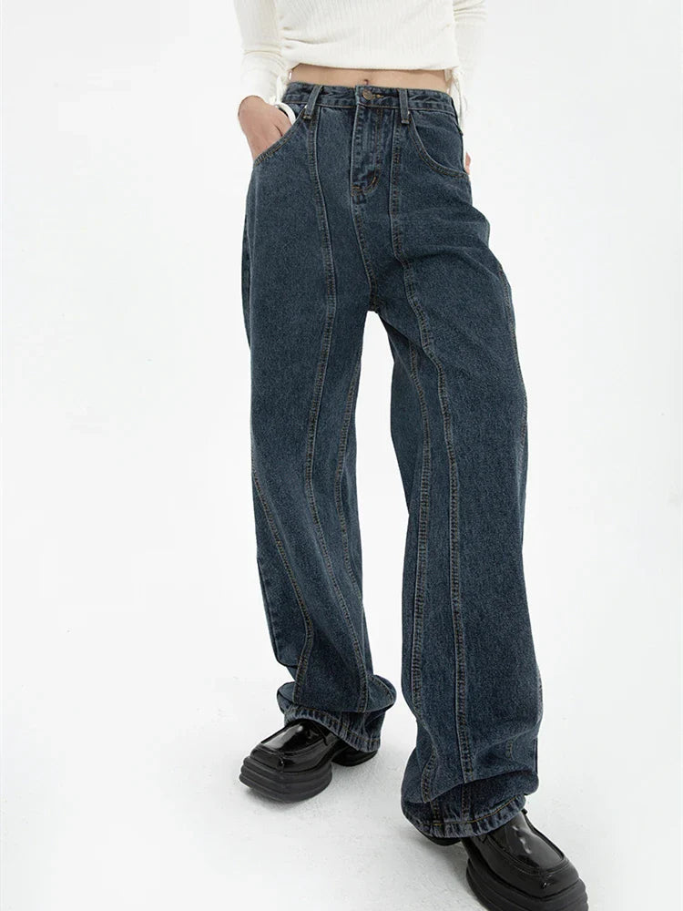 Dames Baggy Jeans in Wide-Leg Stijl