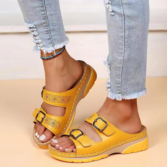 Orthopedische Dames Sandalen met Verstelbare Bandjes