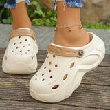 Dames Sandalen Klompen met Perforatie