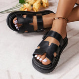Dames Sandalen op Platform met Verstelbare Bandjes