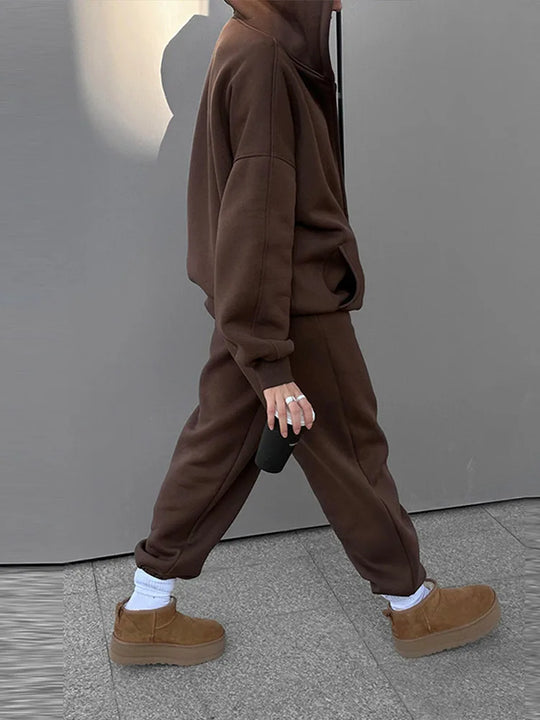 Dames | Casual Set | Hoodie | Joggingbroek | Comfortabel | Lounge | Minimalistisch
