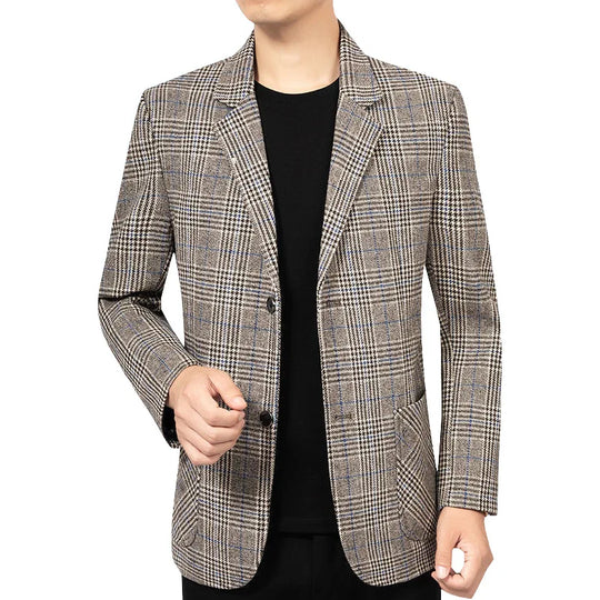 Valentino | Elegante Tweed-Blazer voor Heren