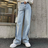 Jeans met Zijdelingse Band
