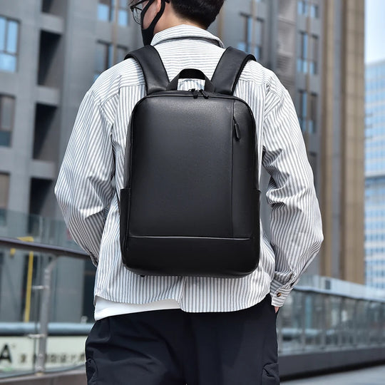 Heren Rugzak | Zakelijke Laptoptas met Grote Capaciteit | Splash-Proof en Geschikt voor Woon-werkverkeer & Reizen