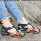 Leren orthopedische sandalen dames schoenen met verstelbare banden