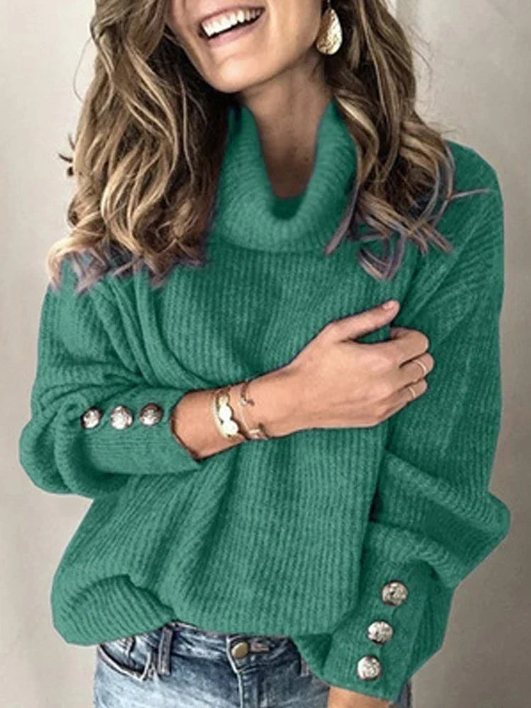 Noor™ | Casual Coltrui voor Vrouwen – Warm, Stijlvol & Tijdloos