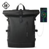 HK Waterdichte Reistas met USB – Uitbreidbare Rugzak – 15.6 inch Laptop Rugtas voor Reizen, Fietsen en Outdoor