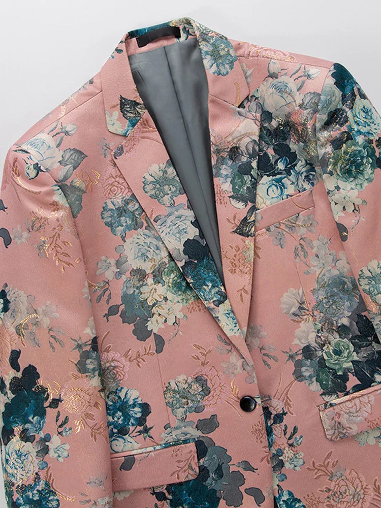 Mace | Elegante bloemen-blazer voor heren – De perfecte statement-look