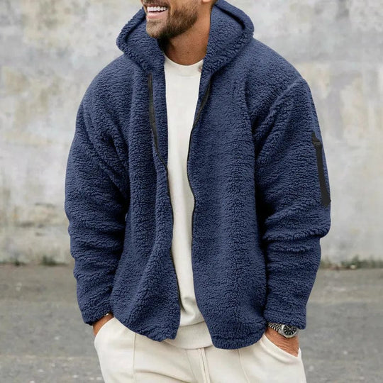 Gevoerde Hoodie met Rits en Zak op de Mouw voor Volwassenen | Ideaal voor de Winter