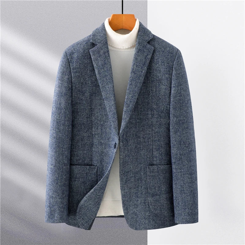 Givano | Elegante Herenblazer in Grijs