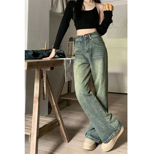 Dames Vintage Baggy Jeans