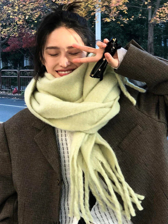 Dikke Sjaal met Franje voor Vrouwen | Ideaal voor het Winterseizoen