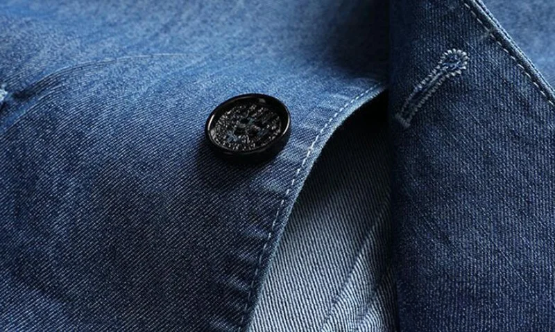 Francesco | Moderne Denim-Blazer voor Heren