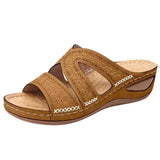 Orthopedische dames sandalen met een gevormde inlegzool