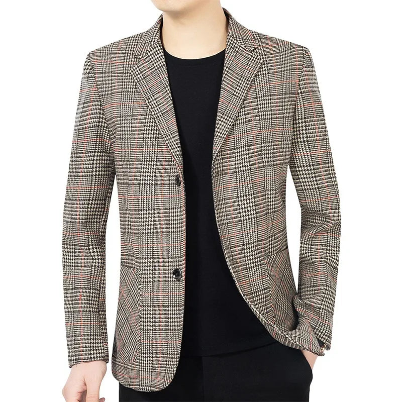 Valentino | Elegante Tweed-Blazer voor Heren