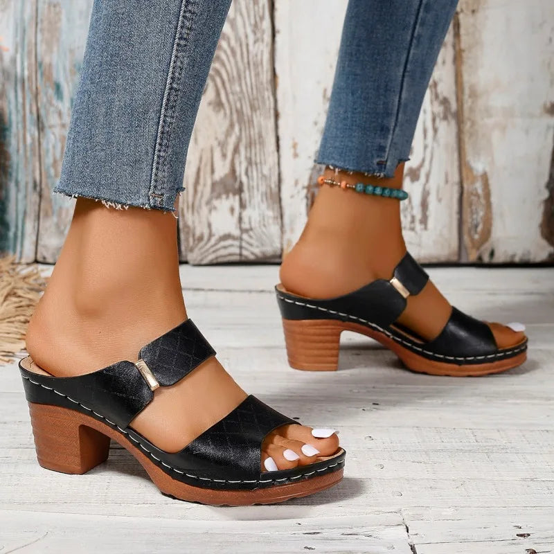 Dames Sandalen met Hakken en Open Neus