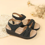 Dames Ortopedische Sandalen op een Wedge met Verstelbare Bandjes