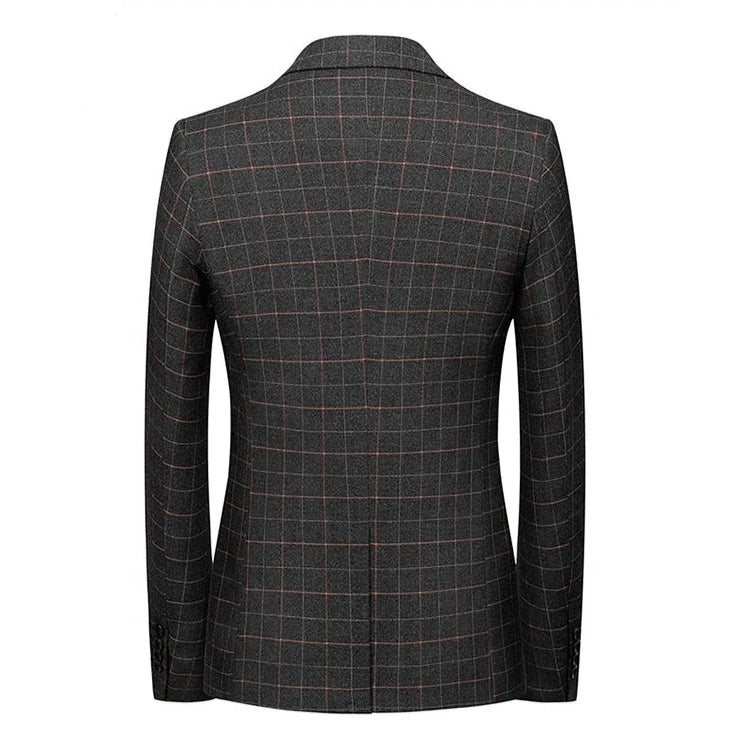 Gianni | Zwarte Ruit Blazer
