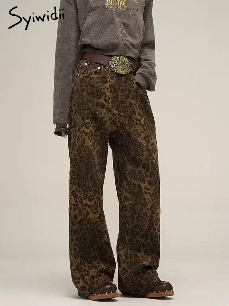 Dames Jeans met Luipaardprint