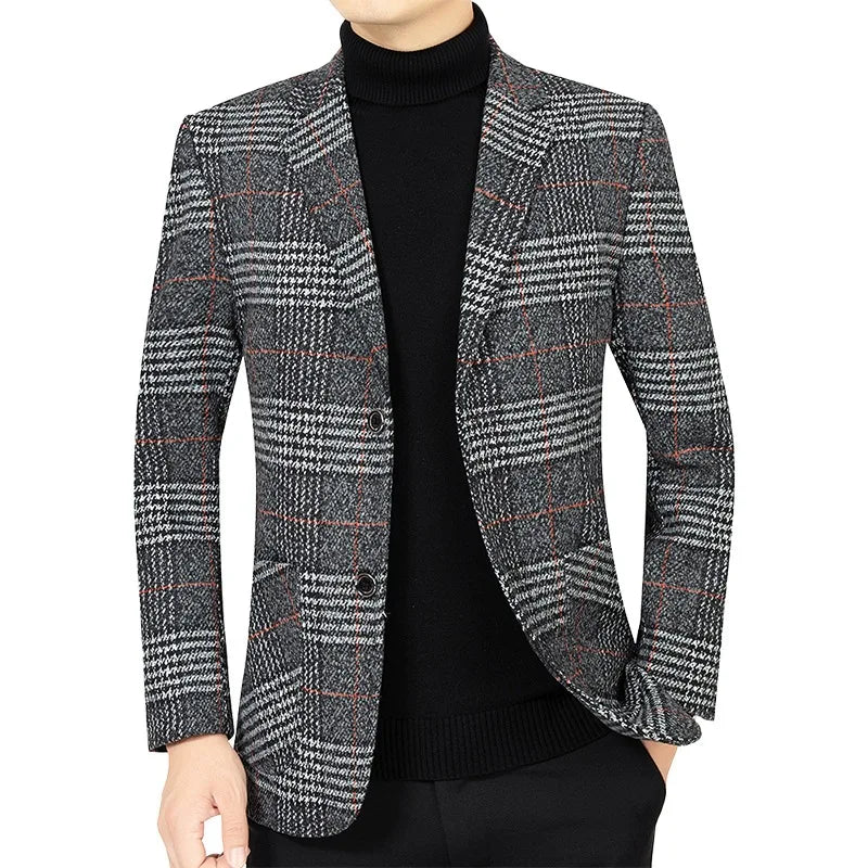 Valentino | Elegante Tweed-Blazer voor Heren