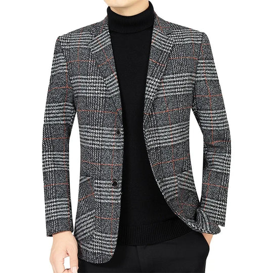 Valentino | Elegante Tweed-Blazer voor Heren