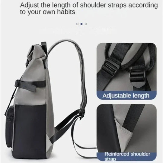 Waterdichte Outdoor Rugzak – Rolltop Daypack voor Heren – Lichtgewicht & Functioneel