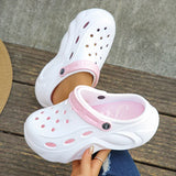 Dames Sandalen Klompen met Perforatie