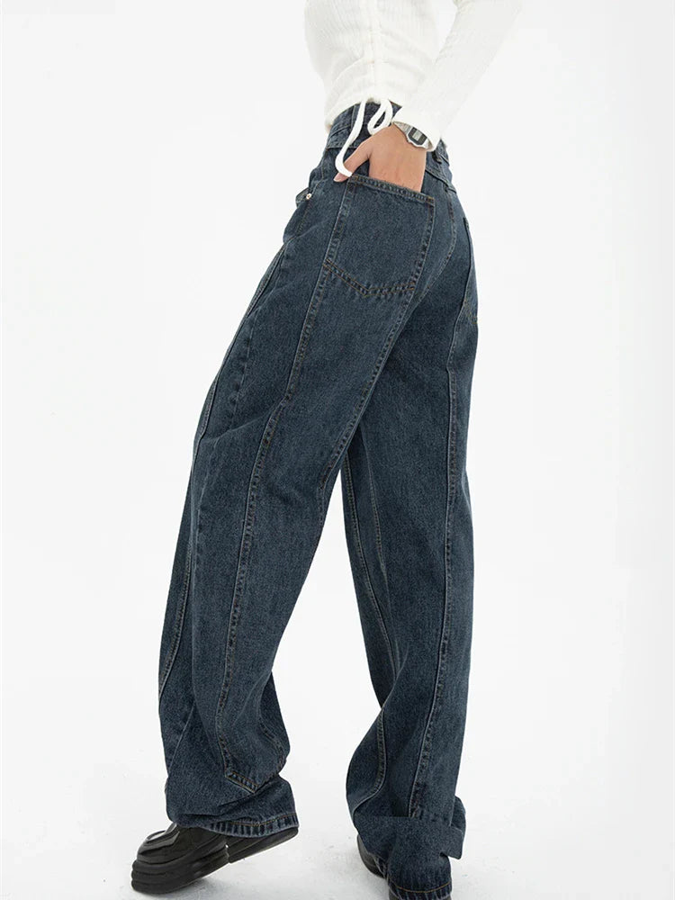Dames Baggy Jeans in Wide-Leg Stijl