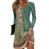 Zomerjurk met bloemenpatroon