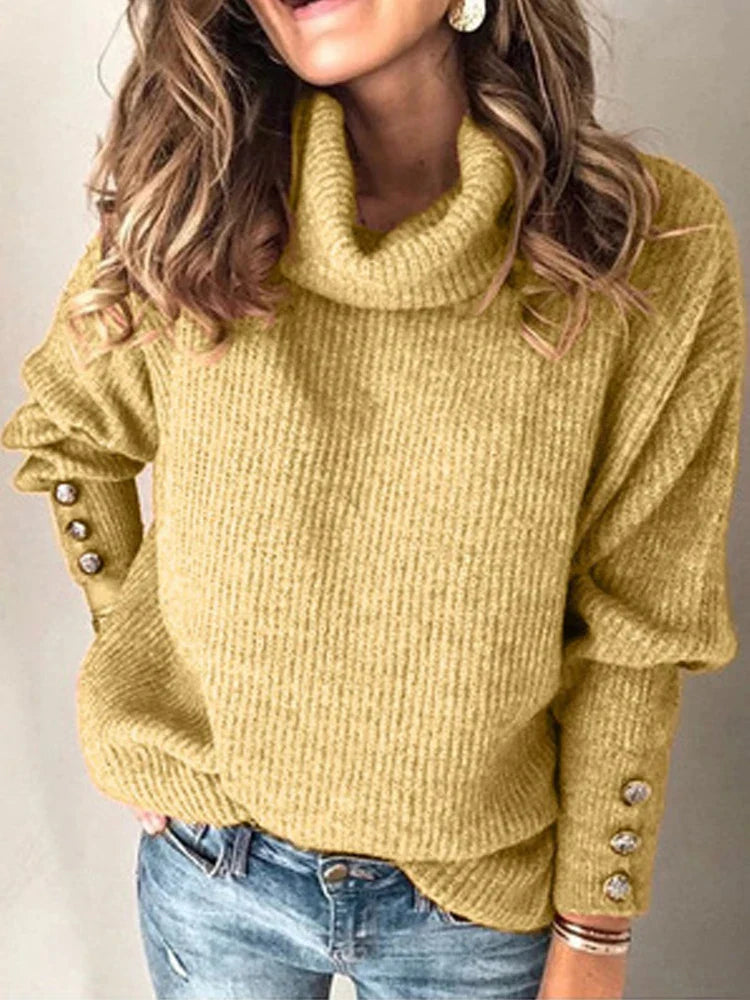 Noor™ | Casual Coltrui voor Vrouwen – Warm, Stijlvol & Tijdloos