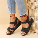 Dames Ortopedische Sandalen op een Wedge met Verstelbare Bandjes