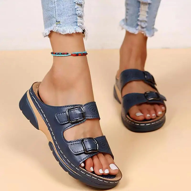 Orthopedische Dames Sandalen met Verstelbare Bandjes