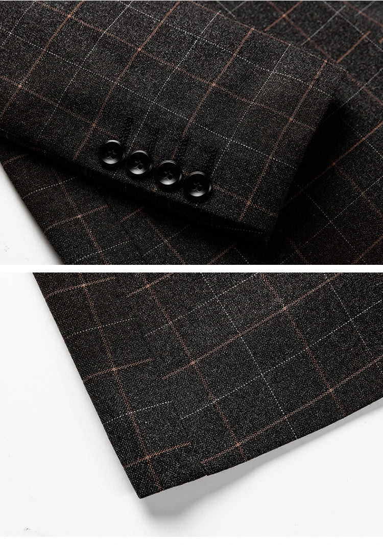 Gianni | Zwarte Ruit Blazer