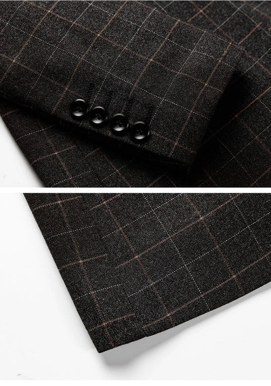 Gianni | Zwarte Ruit Blazer