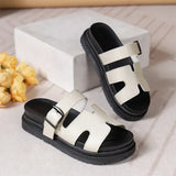 Dames Sandalen op Platform met Verstelbare Bandjes